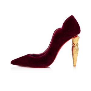 Christian Louboutin Women Lipchick Pump 100 mm Heel Height-Red