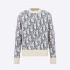 Dior Men Oblique Sweater White Mauve and Sea Green Wool Jacquard 12 Dior Men Oblique Sweater White Mauve and Sea Green Wool Jacquard