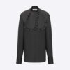 Dior Women Ascot Blouse Black Silk Twill