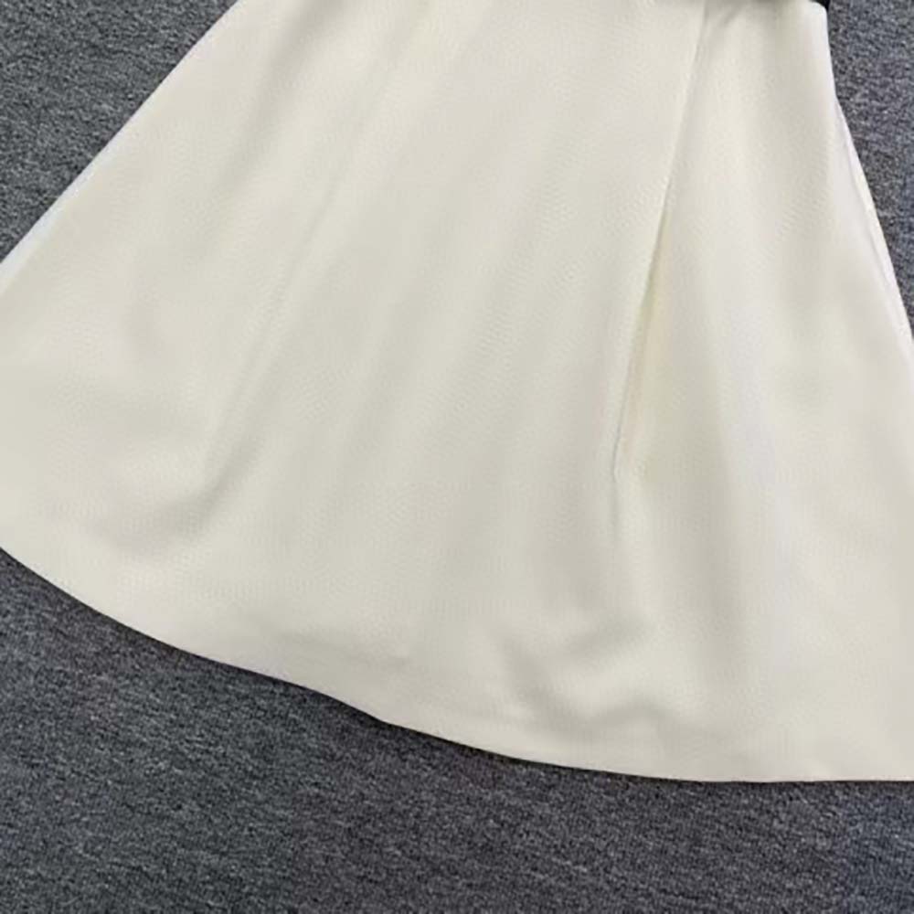 Dior Women Belted Short Dress White Wool and Silk 4 Dior Women Belted Short Dress White Wool and Silk - Image 4