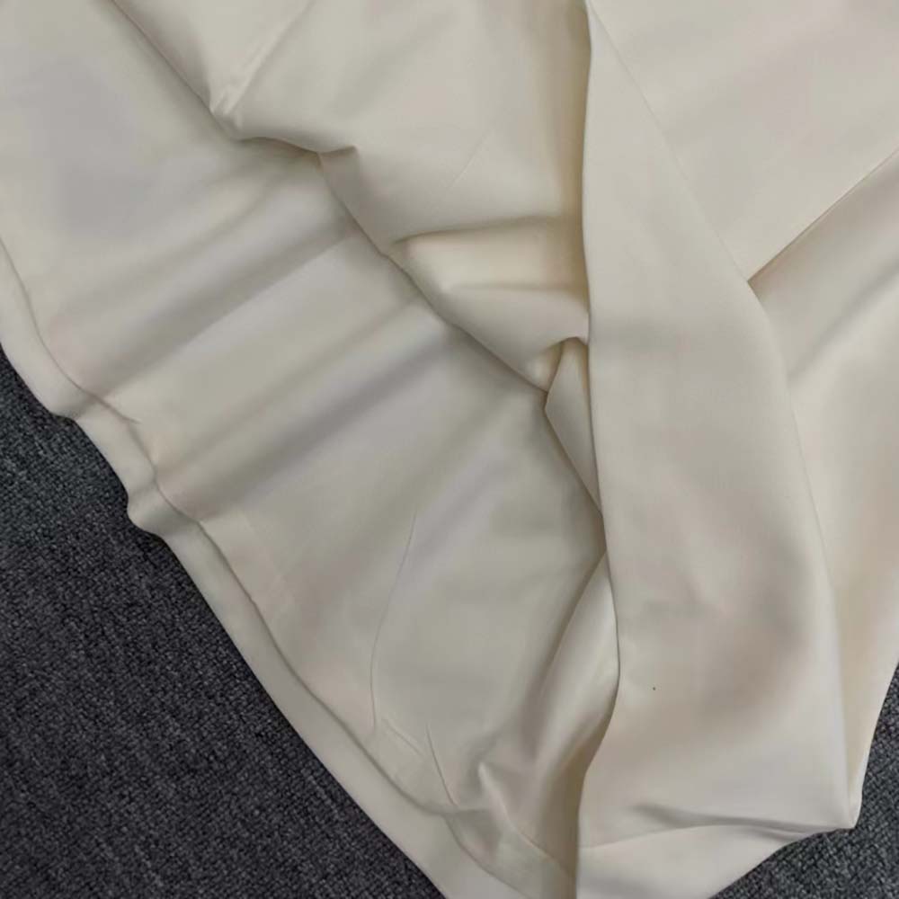 Dior Women Belted Short Dress White Wool and Silk 6 Dior Women Belted Short Dress White Wool and Silk - Image 6