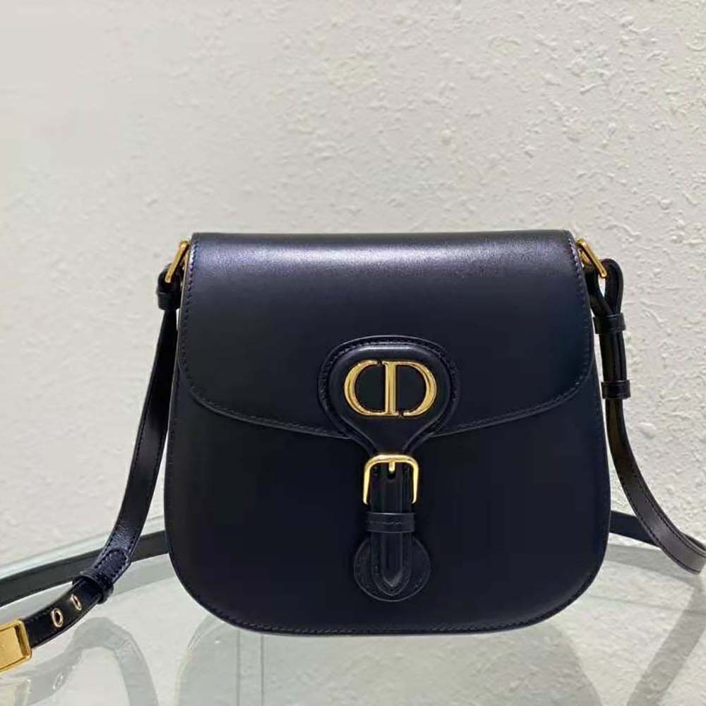 Dior Women Bobby Frame Bag Black Box Calfskin 2 Dior Women Bobby Frame Bag Black Box Calfskin - Image 2