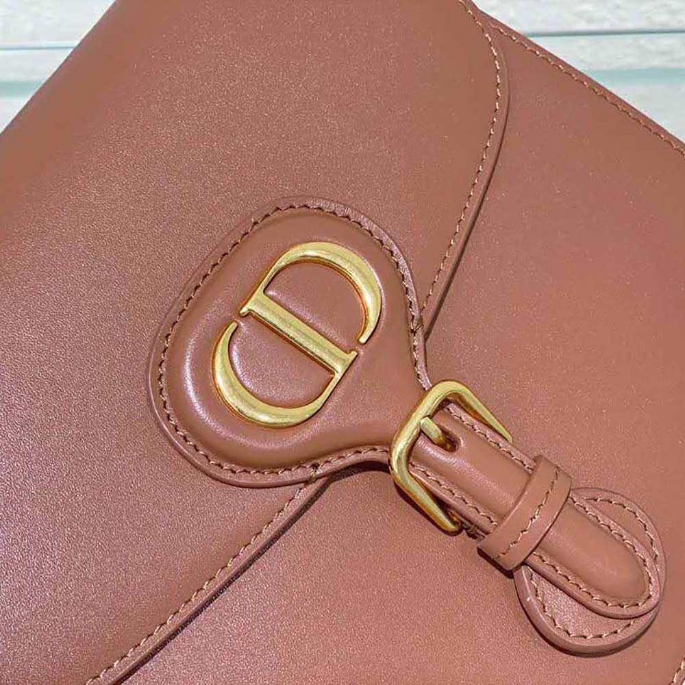 Dior Women Bobby Frame Bag Cognac-Colored Box Calfskin 8 Dior Women Bobby Frame Bag Cognac-Colored Box Calfskin - Image 8