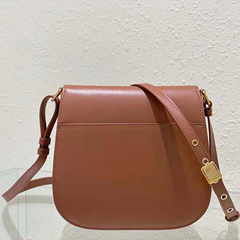 Dior Women Bobby Frame Bag Cognac-Colored Box Calfskin 3 Dior Women Bobby Frame Bag Cognac-Colored Box Calfskin - Image 3