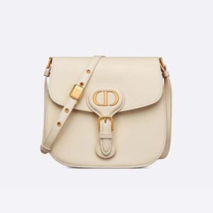 Dior Women Bobby Frame Bag Latte Box Calfskin