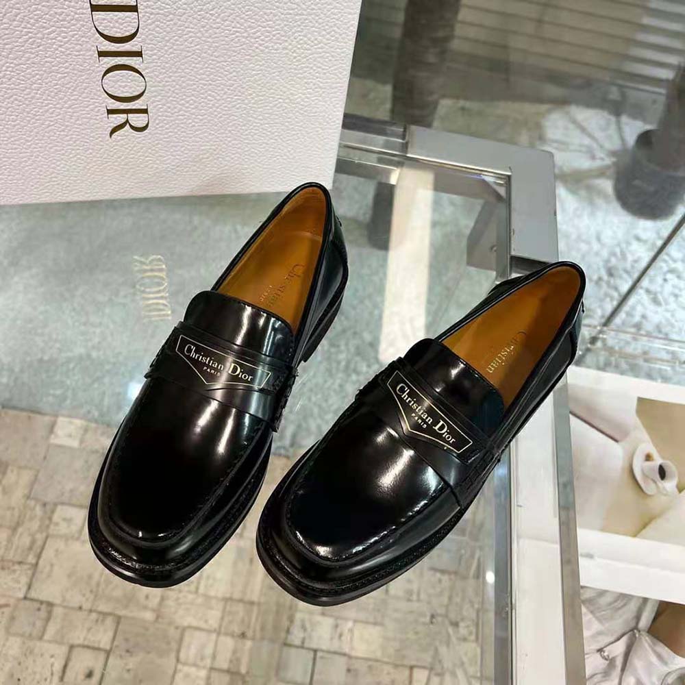 Dior - D-academy Loafer Black Brushed Calfskin - Size 36 - Women