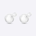 Dior Women Tribales Earrings Silver and Silver-Tone Crystals