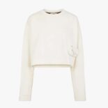 Fendi Women White Jersey Sweatshirt