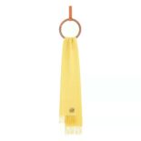 Loewe Women Anagram Scarf in Cashmere-Yellow
