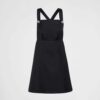 Prada Women Re-Nylon Overall Dress-Black