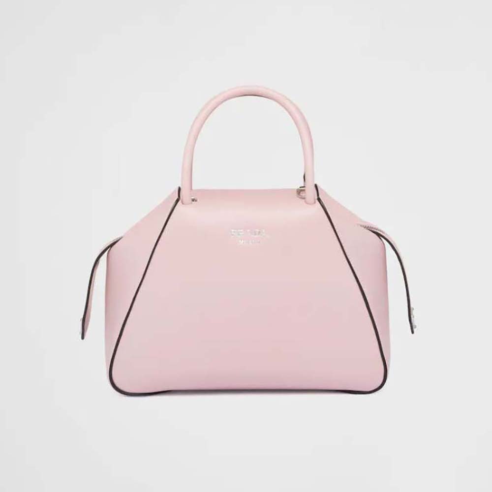 Prada Small Leather Prada Supernova Handbag 1BA366 Pink