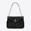 Saint Laurent YSL Women Puffer Medium Chain Bag in Quilted Lambskin-Black/Gold 11 Saint Laurent YSL Women Puffer Medium Chain Bag in Quilted Lambskin-Black/Gold