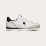 Valentino Women Stud Around Low-Top Calfskin and Nappa Leather Sneaker