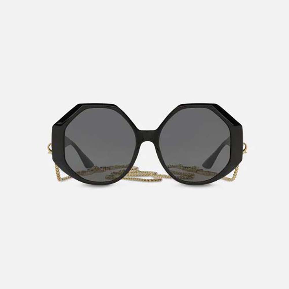 Versace Women Greca Sunglasses Black