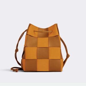 Bottega Veneta Women Small Cassette Cross-Body Bucket-Brown