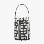 Fendi Women Mon Tresor Two-Tone Printed Leather Fendi Roma Capsule Mini-Bag