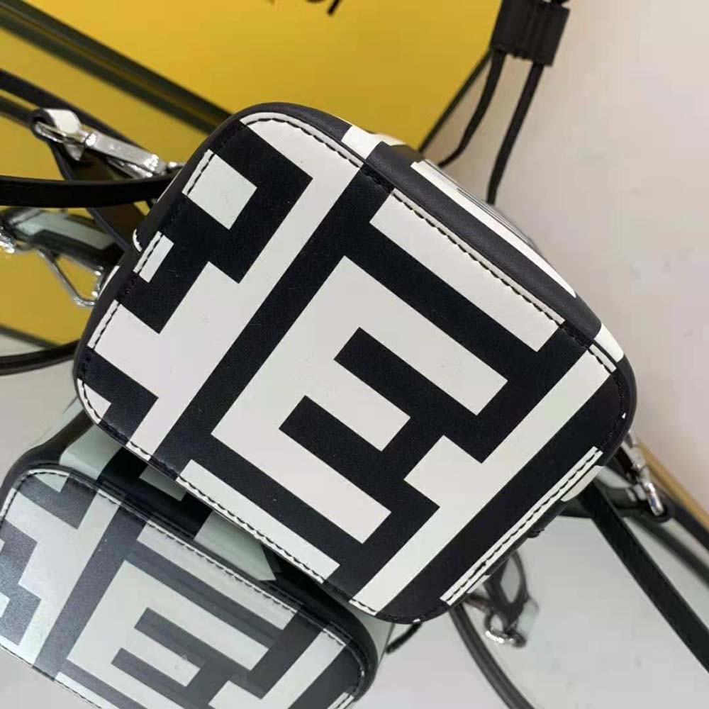 Fendi Women Mon Tresor Two-Tone Printed Leather Fendi Roma Capsule Mini-Bag 7 Fendi Women Mon Tresor Two-Tone Printed Leather Fendi Roma Capsule Mini-Bag - Image 7