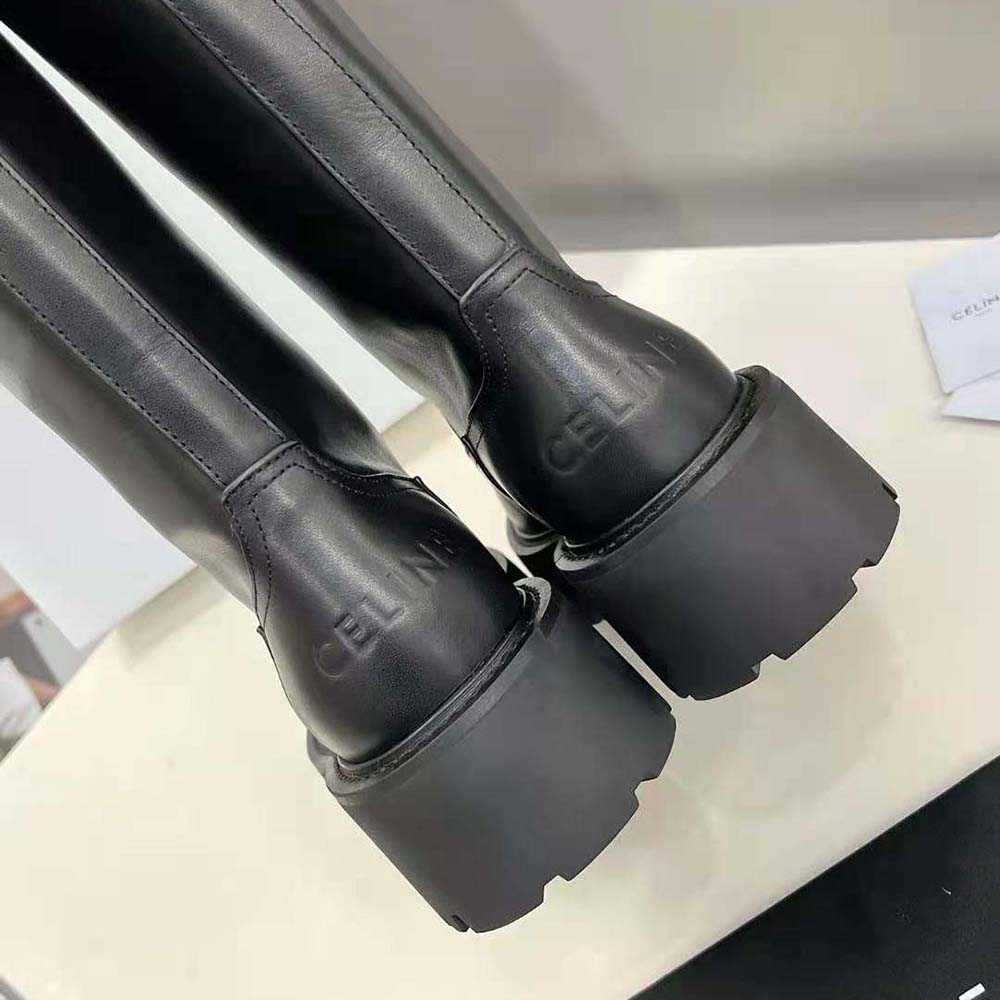 Celine Women Bulky Buckled High Boot in Calfskin 7 Celine Women Bulky Buckled High Boot in Calfskin - Image 7