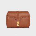 Celine Women Mini Soft 16 in Smooth Calfskin-Brown