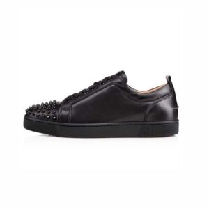 Christian Louboutin Men Louis Junior Spikes-Black