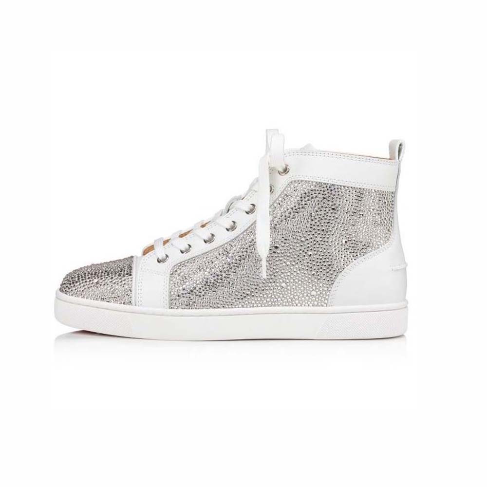 Christian Louboutin Men Louis Strass-White