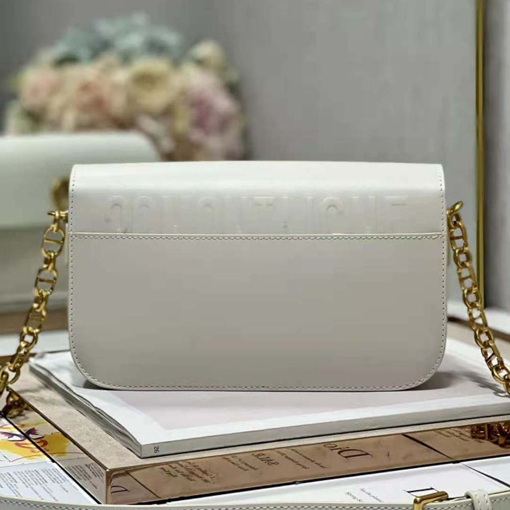 Dior - Small 30 Montaigne Bag Dusty Ivory Calfskin - Women