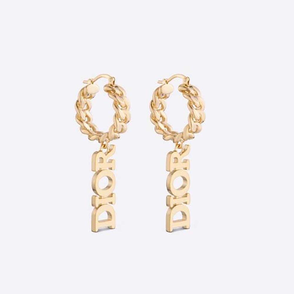 Dior Women Dio(r)evolution Earrings GoldFinish Metal