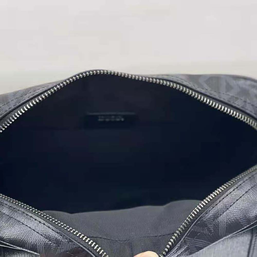 Dior Men Hit the Road Messenger Pouch Black CD Diamond Canvas and Smooth Calfskin 9 Dior Men Hit the Road Messenger Pouch Black CD Diamond Canvas and Smooth Calfskin - Image 9