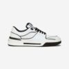 Dolce Gabbana D&G Unisex Calfskin Nappa New Roma Sneakers-Black