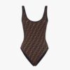Fendi Women Brown Lycra® Swimsuit-Brown