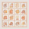 Hermes Women Chevaloscope Scarf 90 in Silk Twill with Hand-Rolled Edges-Orange