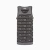 Miu Miu Women Cashmere Dress with Intarsia-Knit Logo-Gray