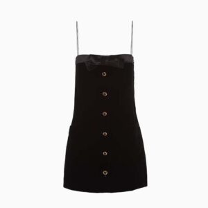 Miu Miu Women Velvet Short Dress