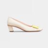 Roger Vivier Women Patent Leather Belle Vivier Pumps-White