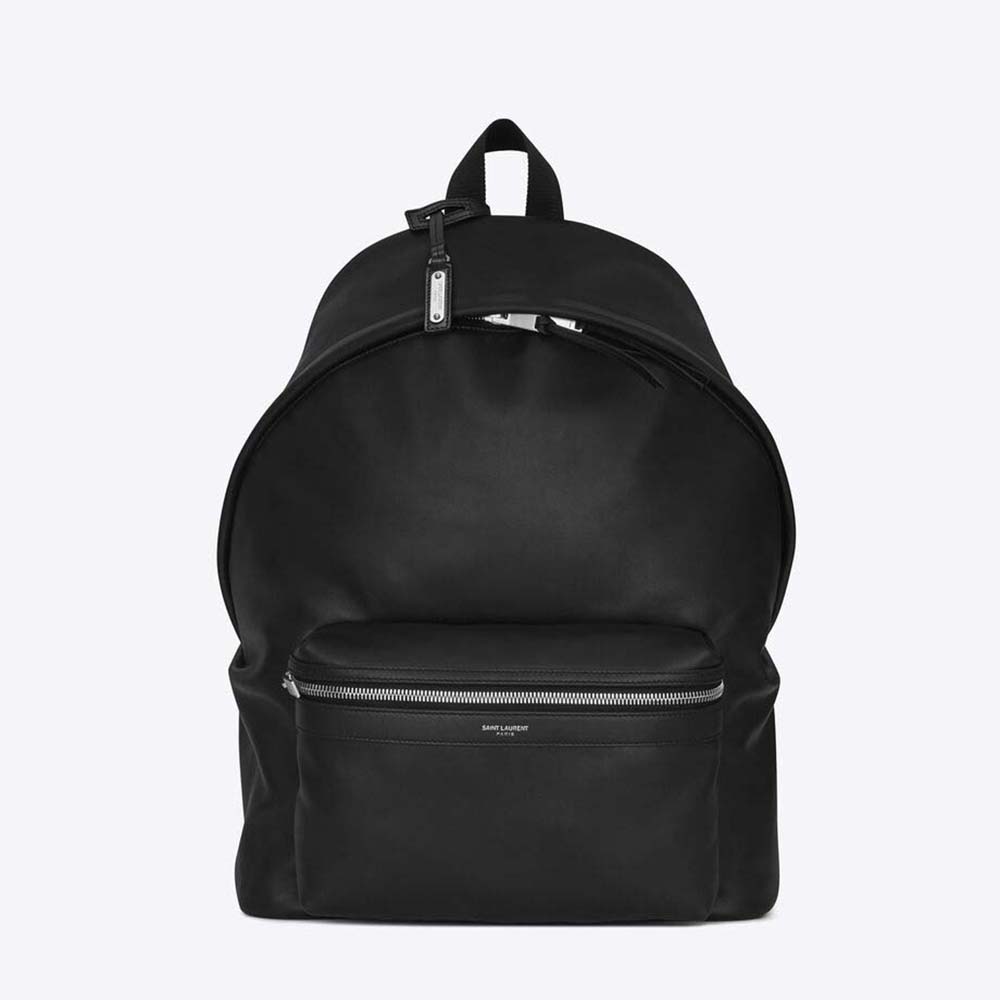 Saint Laurent YSL Women City Backpack in Matte Leather