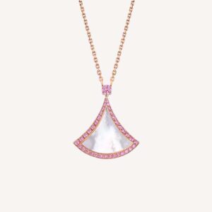 Bvlgari Women DIVAS' DREAM Necklace in 18 KT Rose Gold Set-Pink
