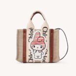 Chloe Women My Melody for Chloé Small Woody Tote Bag