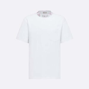 Dior Men Dior and Duncan Grant and Charleston Relaxed-Fit T-shirt White Cotton Jersey