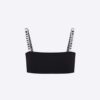 Dior Women Bralette Black Stretch Viscose