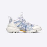Dior Women D-Connect Sneaker Blue Multicolor Technical Fabric with Rêve D'Infini Print