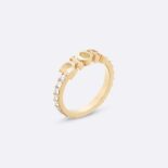 Dior Women Dio(r)evolution Ring Gold-Finish Metal and White Crystals