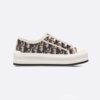 Dior Women Walk'N'Dior Platform Sneaker Deep Blue Dior Oblique Embroidered Cotton