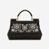 Dolce Gabbana D&G Women Small Calfskin Sicily Bag with Rhinestones 11 Dolce Gabbana D&G Women Small Calfskin Sicily Bag with Rhinestones