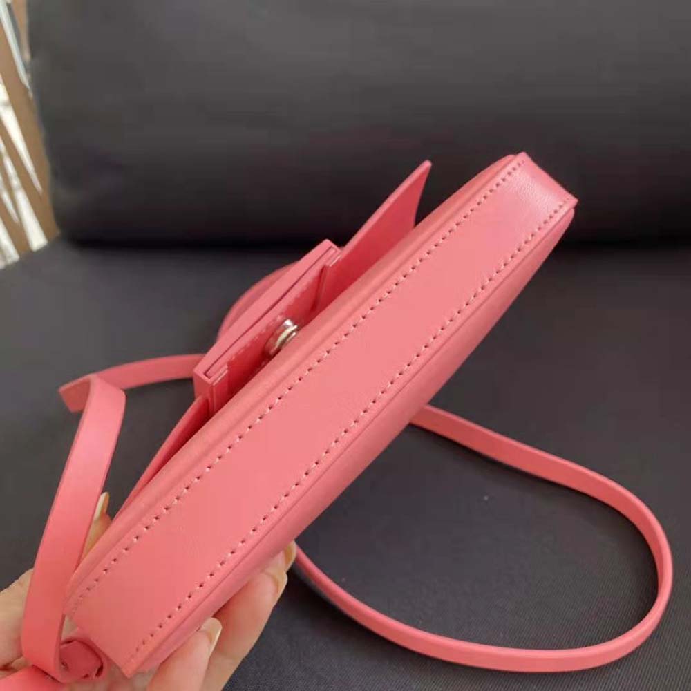 Fendi Women Baguette Phone Pouch Pink Patent Leather Pouch 6 Fendi Women Baguette Phone Pouch Pink Patent Leather Pouch - Image 6