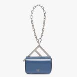 Fendi Women Nano Bag F Blue Leather Mini-Bag