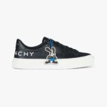 Givenchy Unisex Oswald City Sport Sneakers in Leather-Black