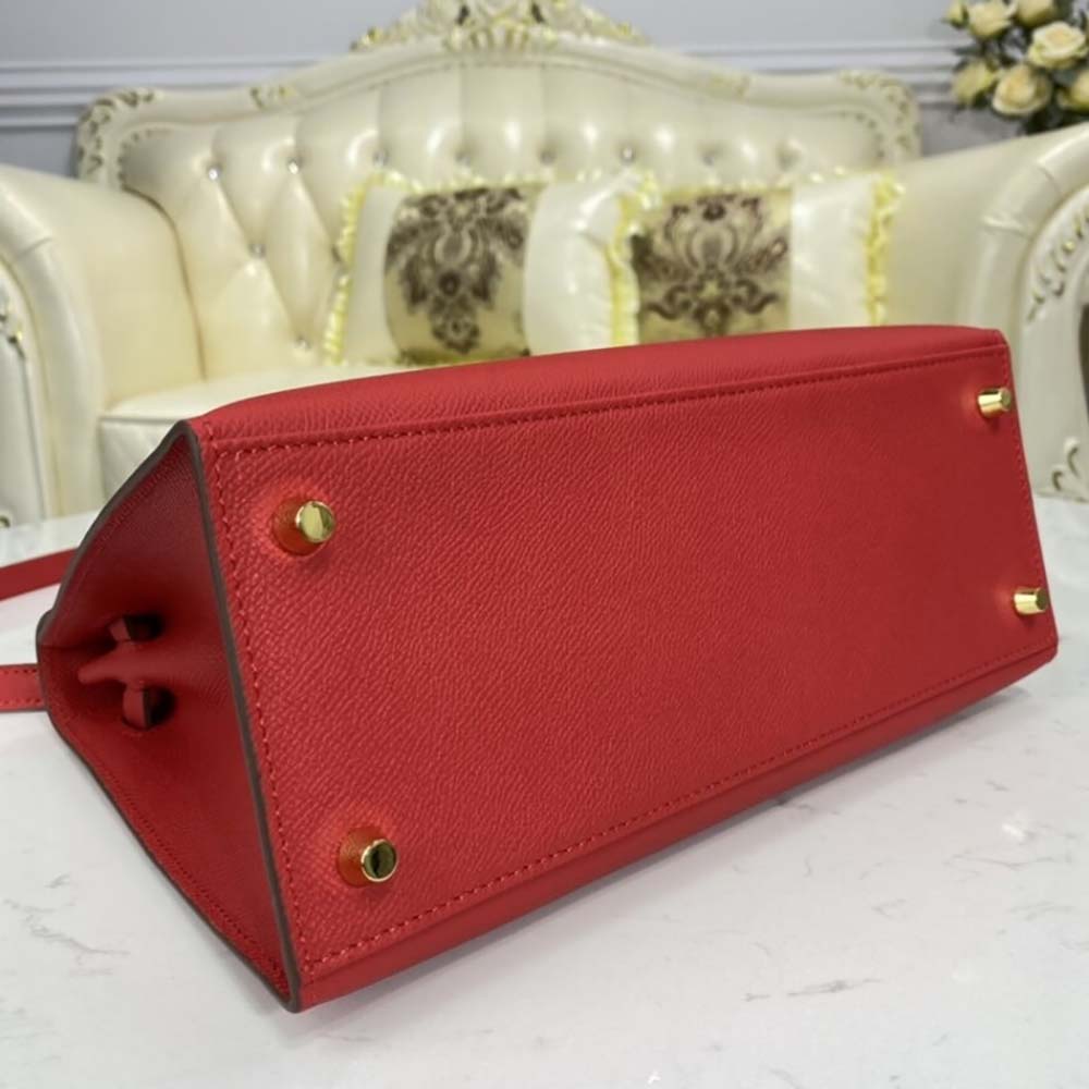 Hermes Women Kelly Bag 28 Epsom Leather-Red 7 Hermes Women Kelly Bag 28 Epsom Leather-Red - Image 7