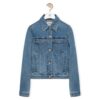 Loewe Women Anagram Jacket in Denim