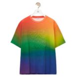 Loewe Women Rainbow Anagram T-shirt in Cotton
