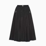Miu Miu Women Full Technical Silk Skirt